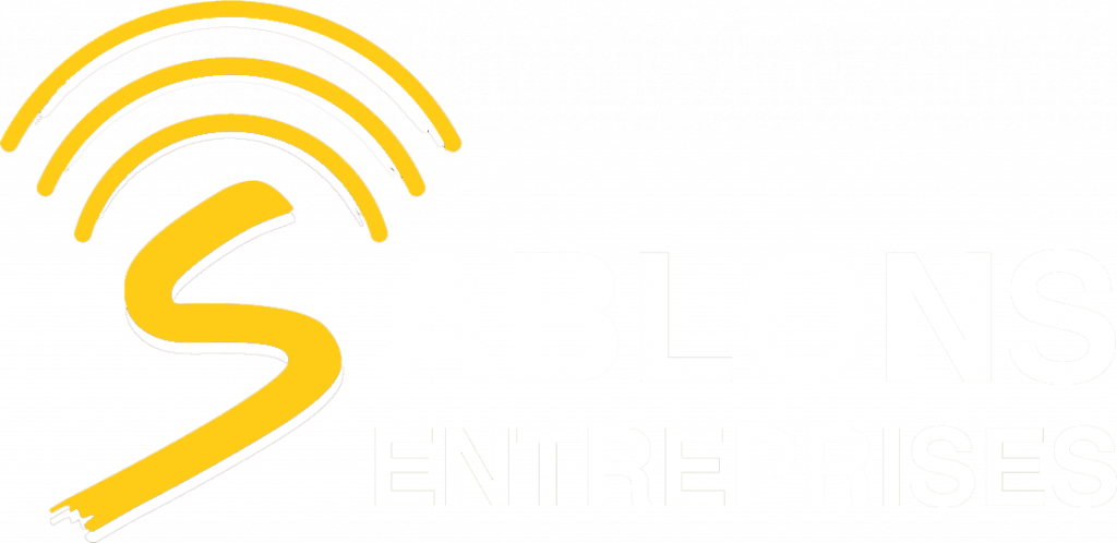 Logo Sablons Entreprises White
